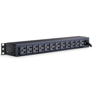 CyberPower RKBS15S2F12R Rackmount surge protector, 15-Amp, 3600 Joules, 12 NEMA 5-15R outlets CyberPower RKBS15S2F12R Rackmount surge protector, 15-Amp, 3600 Joules, 12 NEMA 5-15R outlets
